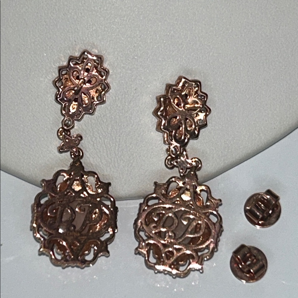 Nwot Multi Gemstone Dangle Statement Earrings By … - image 3